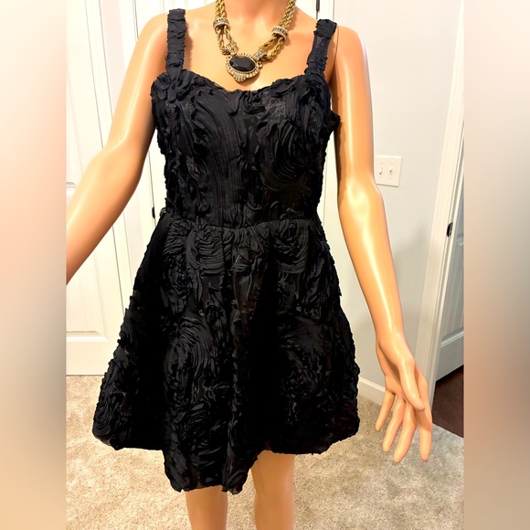 Layered With Love Dresses & Skirts - Elegant Black Textured formal dress by Layered with Love.